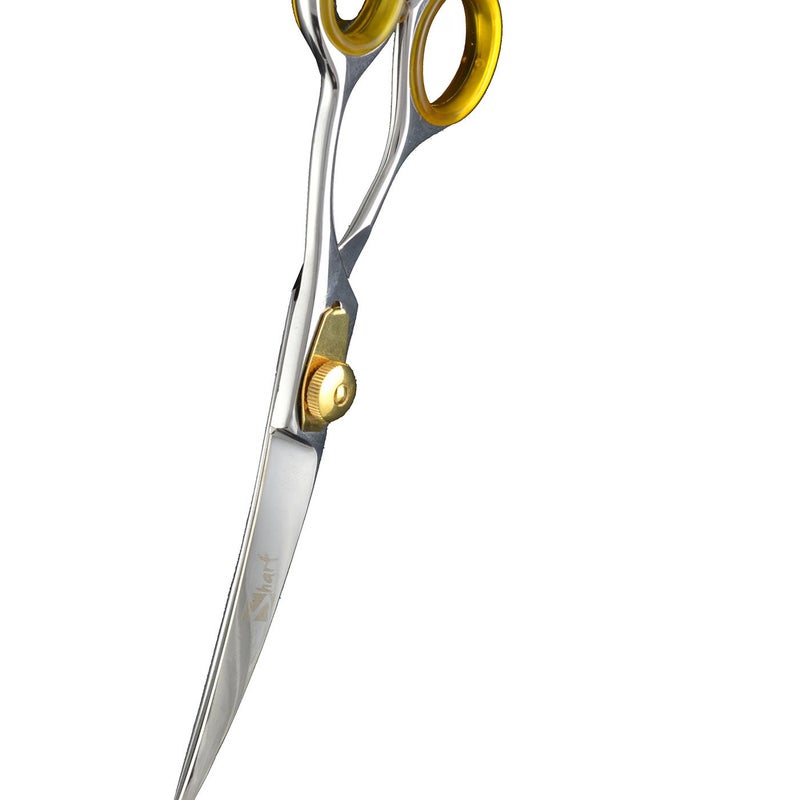 Sharf Gold Touch Pet Grooming Shear, 8.5 Inc Grooming Shear, 8.5 Inch Dog Grooming Curved Scissors for Dogs, 440 Japanese Steel Curved Shears - Image 3